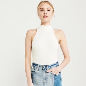 NWOT Abercrombie Mock Neck Bodysuit